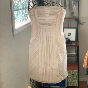 Tube top a line dress